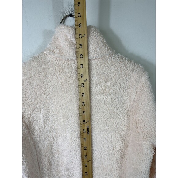 Patagonia Women’s Los Gatos 1/4 Zip Pink Sweater Top In Small 25235 Soft Sherpa - Picture 6 of 8